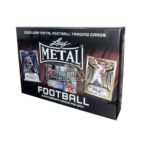 2024 leaf metal football hobby box|2024 leaf metal football jumbo.